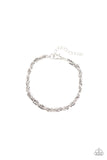 Paparazzi- Last Lap - Silver Mens Bracelet 1472(D)