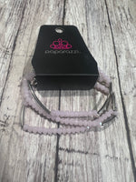 Pink Silver Stretchy Bracelet Paparazzi #1491