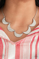 Paparazzi - Lunar Lights - Silver Necklace Fashion Fix