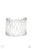 Paparazzi - Dizzyingly Diva - Silver Bracelet Cuff Fashion Fix