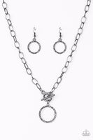 Paparazzi - All In Favor  - Black Necklace #2115 (D)