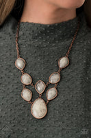 Paparazzi - Opulently Oracle - Copper Necklace Fashion Fix
