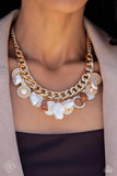 Paparazzi - Now SEA Here - Gold Necklace Fashion Fix