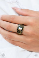 Paparazzi - Shimmer in Time - Brass Paparazzi Ring Fashon Fix