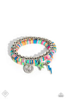 Paparazzi - Far Out Fashion - Multi Bracelet Fashion Fix Stretchy Bracelet