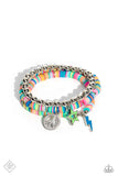 Paparazzi - Far Out Fashion - Multi Bracelet Fashion Fix Stretchy Bracelet