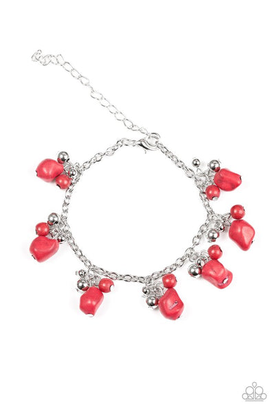 Paparazzi - Mountain Mamba - Red Bracelet Clasp  #162
