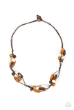 Paparazzi - Outback Epic - Brown Necklace Urban (Fashion Fix Exclusive)