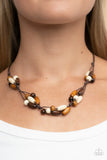 Paparazzi - Outback Epic - Brown Necklace Urban (Fashion Fix Exclusive)