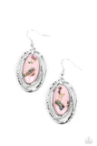 Paparazzi - Ocean Floor Oracle - Pink Earrings (Fashion Fix Exclusive)