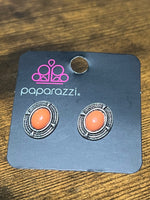 Paparazzi Orange Earrings Post #1726