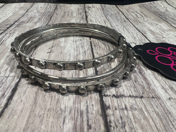 Paparazzi Silver Bangle Braclets #1727