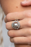 Paparazzi - Seize the Shimmer - Silver Paparazzi Ring (Fashion Fix Exclusive)