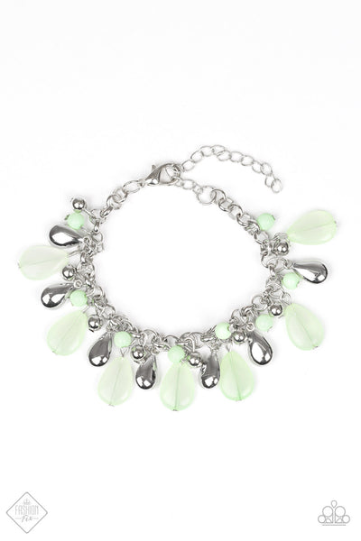 Paparazzi - Definitely Diva - Green Bracelet #182