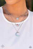 Paparazzi - Lunar Lineup - Blue Necklace Fashion Fix