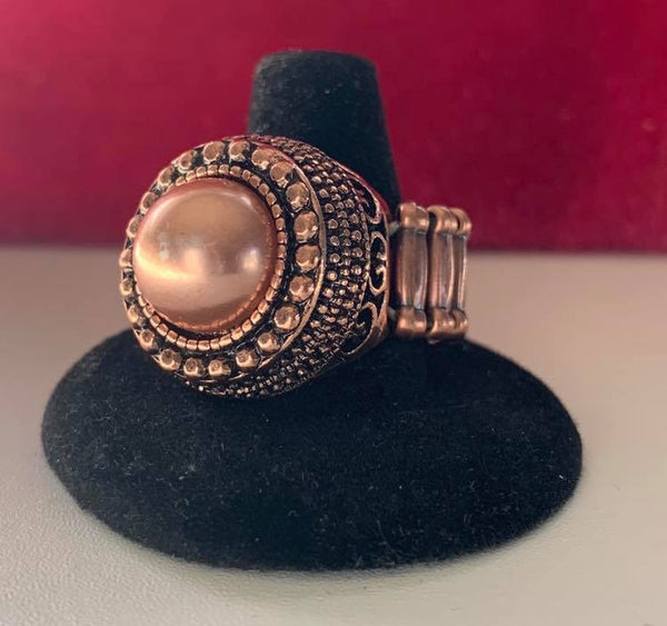 Bronx Beauty - Copper Paparazzi Ring #1998