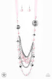 Paparazzi - All The Trimmings - Pink Necklace Blockbuster