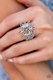 Paparazzi - Coastal Chic - Silver Paparazzi Ring Fashion Fix