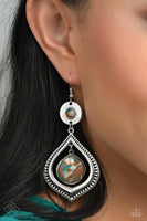 Paparazzi - Cuz I CLAN - Brown Earrings Fashion Fix