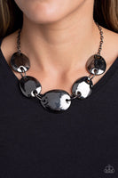 Paparazzi - That RING You Do - Black Necklace (Fashion Fix Exclusive)