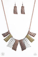 Paparazzi - A Fan of the Tribe - Copper Necklace