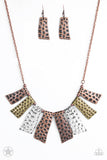 Paparazzi - A Fan of the Tribe - Copper Necklace