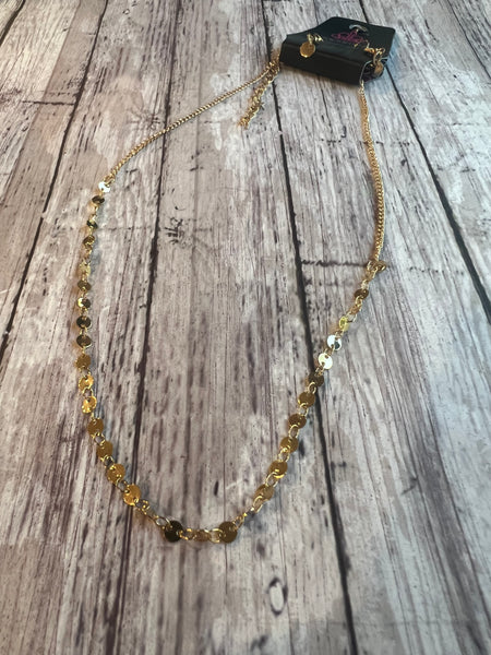 Paparazzi Gold Necklace  #2237