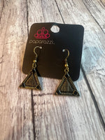 Paparazzi Brass Earrings #2355
