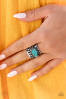 Paparazzi - Eco Energy - Blue Paparazzi Ring Fashion Fix