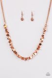 Paparazzi - Year To Shimmer - Copper Necklace #3047 (D)
