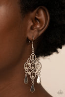 Paparazzi - Sentimental Shimmer - White Earrings