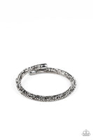 Paparazzi - Stageworthy Sparkle - Black Cuff-Like Bracelet