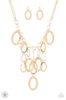 Paparazzi - A Golden Spell - Gold Necklace Blockbuster