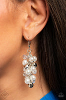 Paparazzi - Pursuing Perfection - White Earrings Fashion Fix P5RE-WTXX-571BJ