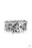 Paparazzi - Get Your GROVE On - Black Paparazzi Ring #3497