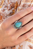 Paparazzi - Rural Rapids - Blue Paparazzi Ring