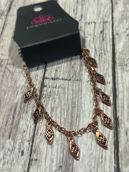 Paparazzi -  City Chic - Copper Bracelet #2854
