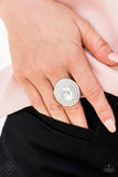Paparazzi - Metro Millionaire - White Ring Fashion Fix
