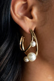 Paparazzi - Metro Pier - Gold Hoop Earrings Fashion Fix