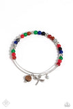 Paparazzi - A Need for BEADS - Red Bracelet  Bangle Dragonfly Fashion Fix