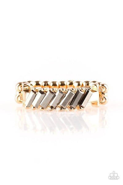 Paparazzi Ring ~ Money Hungry - Gold #2998