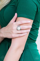 Paparazzi -  Pampered In Pearls - White Paparazzi Ring Fashion Fix