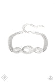 Paparazzi - Timelessly Metropolitan - White Bracelet Clasp Fashion Fix