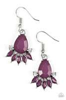 Paparazzi - Meant To BEAD - Purple Earrings #2254 (D)