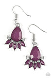 Paparazzi - Meant To BEAD - Purple Earrings #2254 (D)
