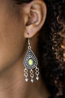 SAHARA SONG - GREEN EARRINGS Paparazzi #3072