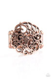 Thrills and Frills - Copper Paparazzi Ring #732
