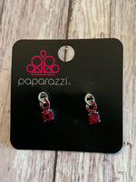 Paparazzi - Starlet Shimmer Earrings Red