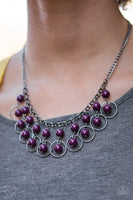 Paparazzi - Really Rococo - Purple Necklace Fashion Fix
