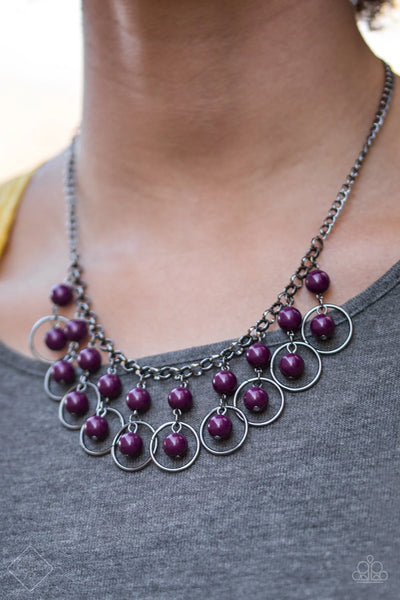 Paparazzi - Really Rococo - Purple Necklace Fashion Fix